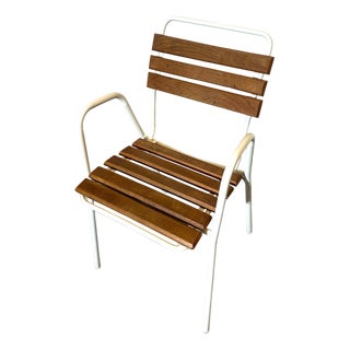 Mid-Century Modern Outdoor Armchair For Sale