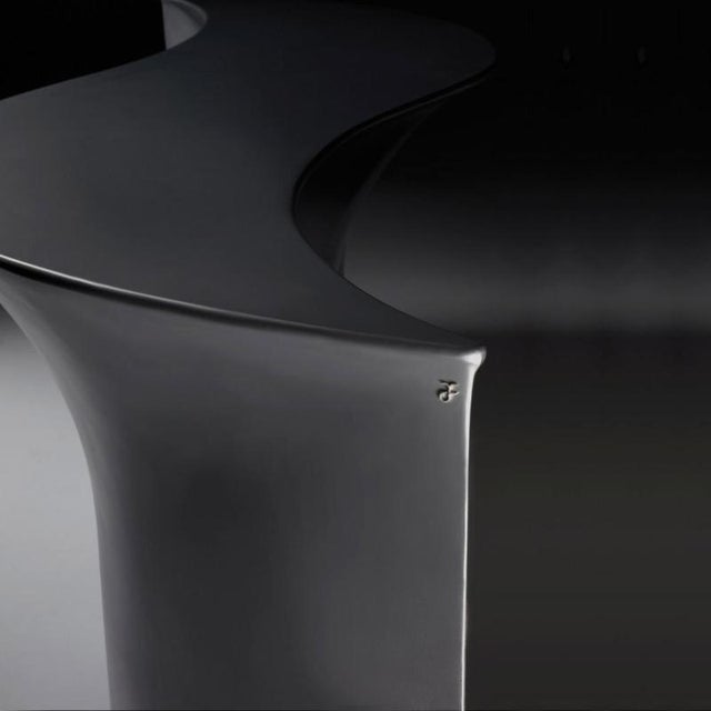 Mariù Console Table in Powder-Coated Aluminum by Altreforme For Sale - Image 6 of 10