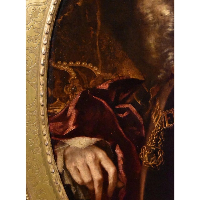 Maria Giovanna Battista Clementi Detta La Clementina, King Sovereign of Savoy Clementi, 1730, Oil on Canvas, Framed For Sale - Image 4 of 13