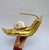 Sculpture, statue depicting a snail Brass snail with mother-of-pearl shell Vintage, circa 1960s/70s, no markings or...