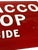 1950s Vintage 1950s Red & White “Tobacco Shop Inside” Sign – Mid-Century Store Display For Sale - Image 5 of 6