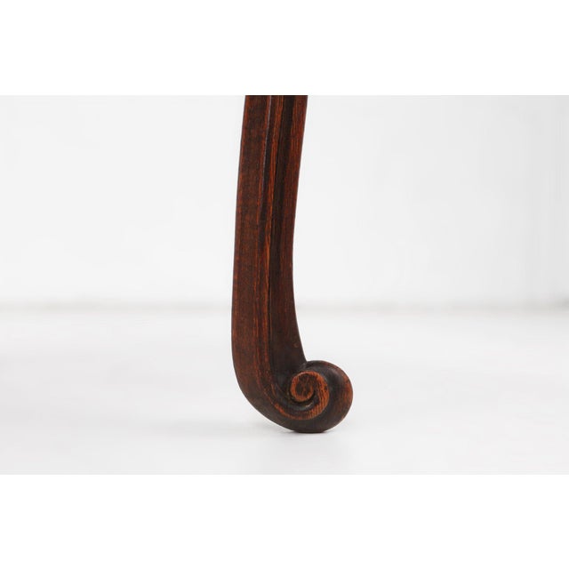 French Card Table in Wood, 1890s For Sale - Image 10 of 13