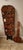 African Chief hand carved chair, comprised of two pieces that fit into each other for easy assembly. The back panel is...