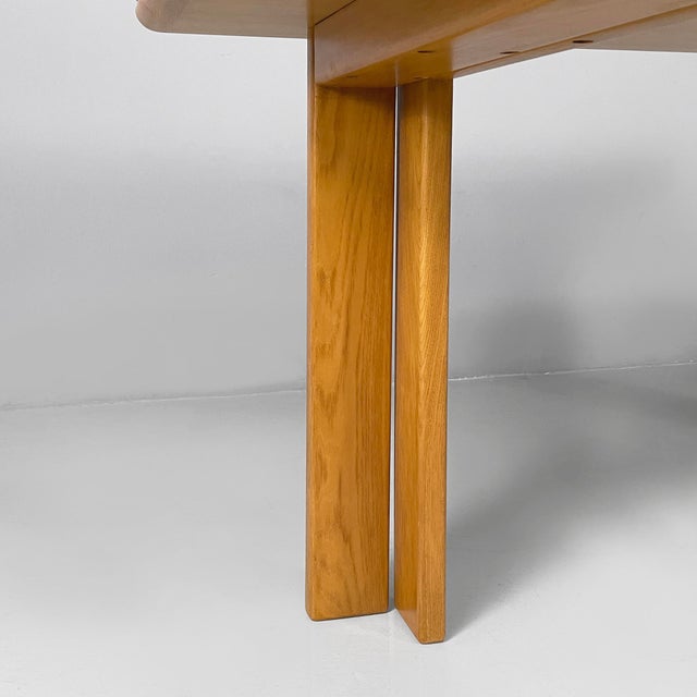 Modern Italian Wood Dining Table with Extensions attributed to Gigi Sabadin, 1980s, Set of 2 For Sale - Image 18 of 18
