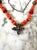This necklace is characteristic of Berber craftsmanship from North Africa, particularly Morocco and Mauritania, known for...