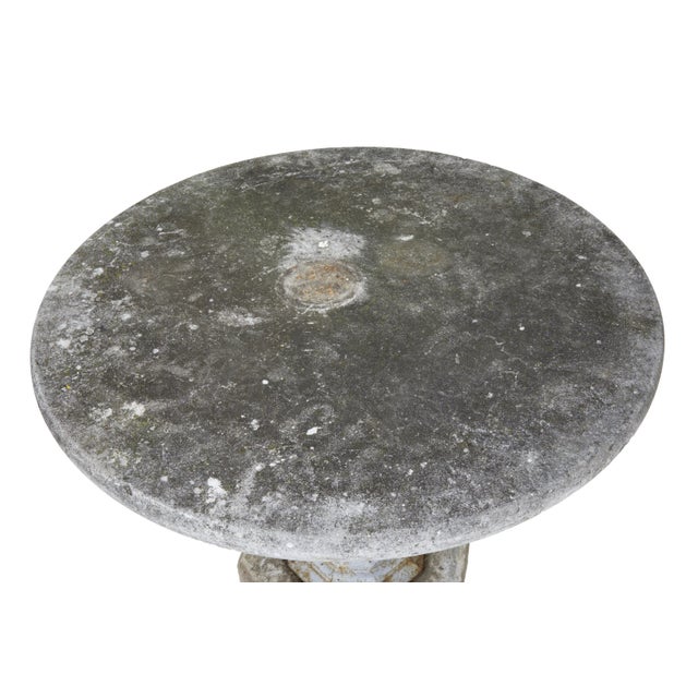 19th Century Swedish Stone and Iron Garden Table, 1860s For Sale - Image 3 of 6
