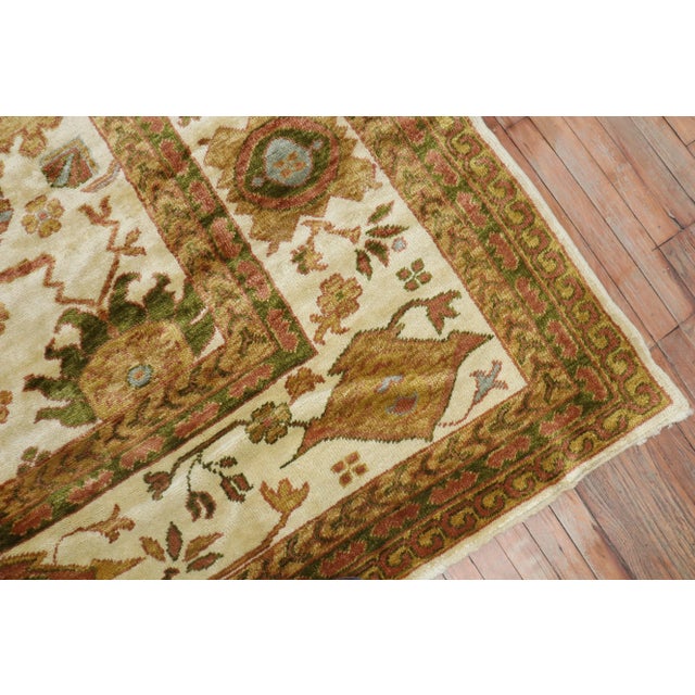 Textile Vintage Traditional Turkish Angora Wool Rug - 8'2" x 10'3" For Sale - Image 7 of 11