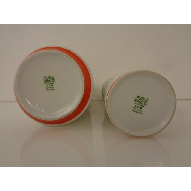 Space Age Op Art Vases from Royal KPM, 1960s, Set of 2 For Sale - Image 13 of 14