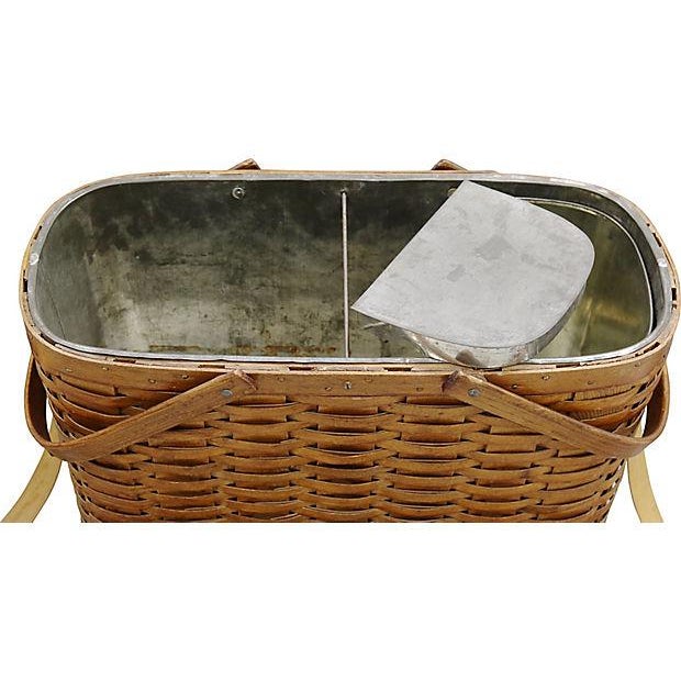 1950s Picnic Basket / Ice Chest Chairish