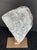 Sculptural White Quartz on Stand, Geode With Metallic Base Included For Sale - Image 4 of 9