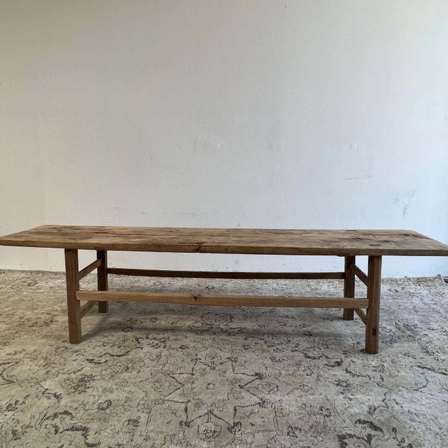 Beautiful antique patina, with weathering and age, these are solid and sturdy ready for daily use, use as as a table...