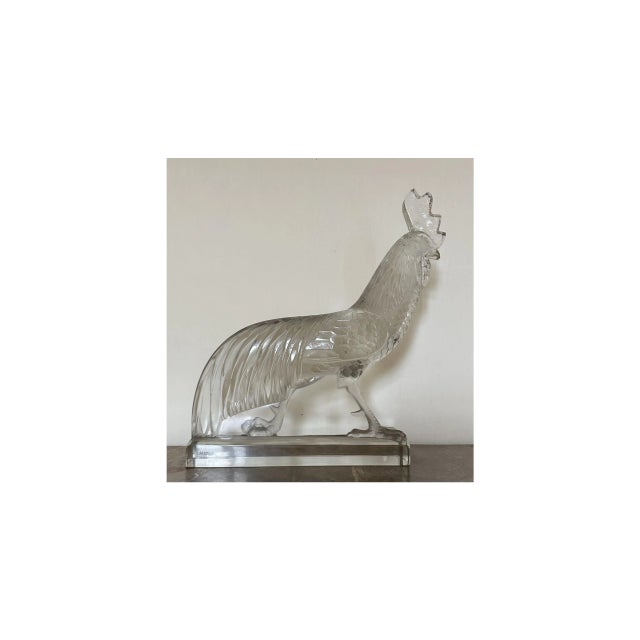 René Lalique, Jungle Cockerel, 1936, Glass For Sale - Image 3 of 6