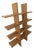 Wood Vintage Open Bookcase Display Shelving Etagere 6457 For Sale