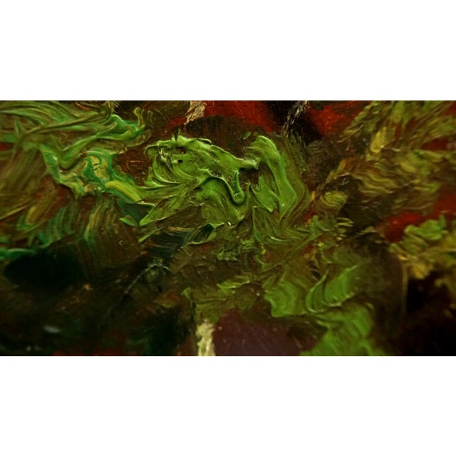 Otto Dill, Rural Landscape, 20th Century, Oil Painting on Cardboard For Sale - Image 13 of 18