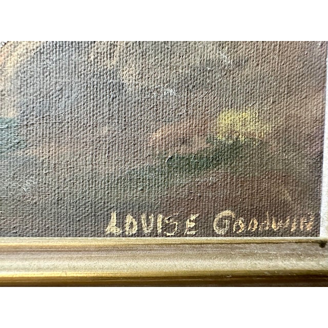 Beige 1964 Mid-Century Modern Desert Landscape Oil Paintings - a Pair For Sale - Image 8 of 12