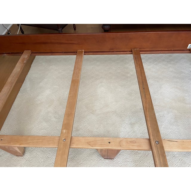 1990s Ethan Allen Queen Bed Formerly British Classics/Caymen Collection Now Called Kingston For Sale - Image 10 of 18