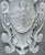White Concrete Italian Heraldic "Giglio Fiorentino" Wall Plaque For Sale - Image 4 of 6