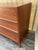 Brown Newly Refinished Mid-Century Modern Sculptural 9-Drawers Dresser. Circa 1960s. For Sale - Image 8 of 18