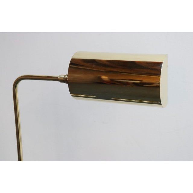Pair of Vintage Fully Adjustable Floor Lamps by Chapman in Polished Brass For Sale - Image 13 of 18