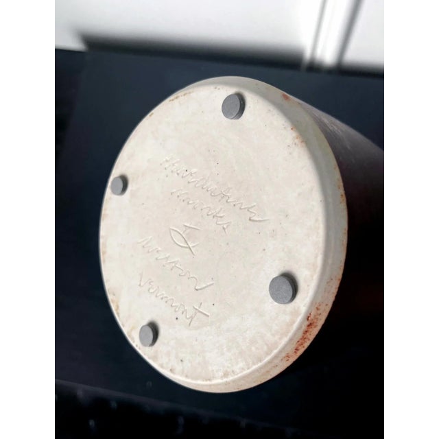 Mid 20th Century Ceramic Vase by Brother Thomas Bezanson For Sale - Image 11 of 13