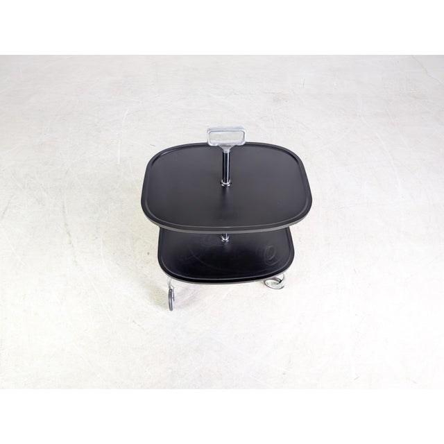 Wood Filippo Serving Trolley by Antonio Citterio and Oliver Löw for Kartell, Italy For Sale - Image 7 of 10