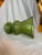 1970s 1970s Large Glass Vase Soreno Green Ripple Textured Glass Vase For Sale - Image 5 of 9