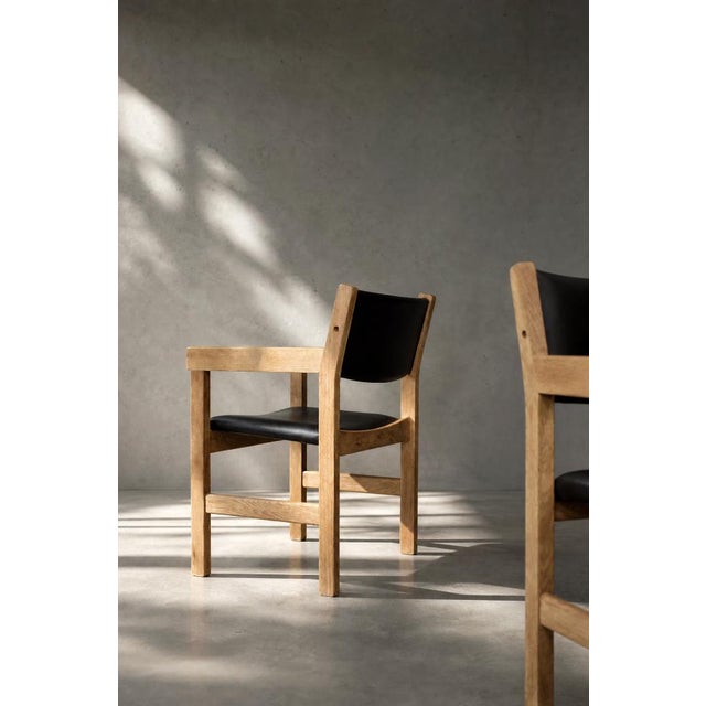 Mid-Century Modern Danish Oak Chairs by Hans J. Wegner for Getama, 1960s, Set of 4 For Sale - Image 6 of 18