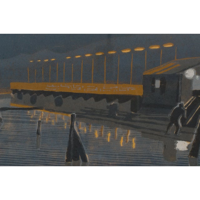 1960s Roland Dufström, Sorteringsverket 13/20, 1963, Woodblock Print For Sale - Image 5 of 12