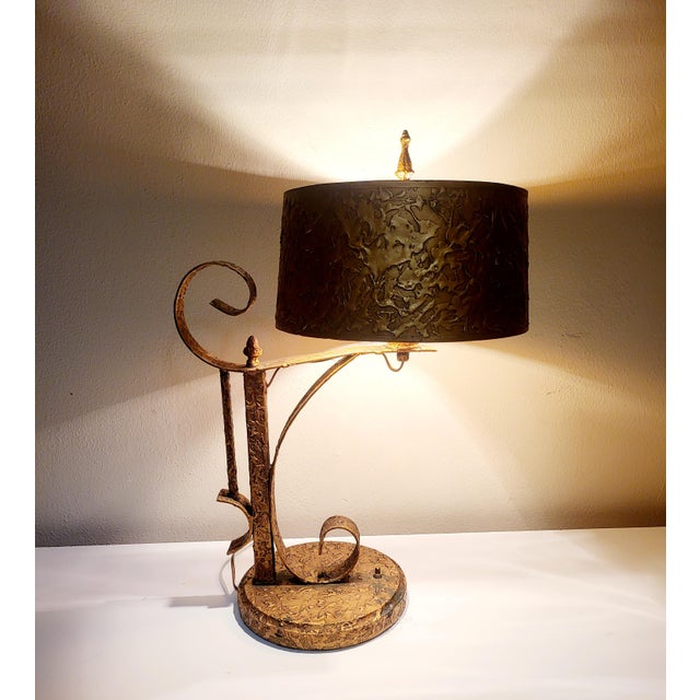 1950s Spanish Desk Lamp For Sale - Image 9 of 9
