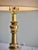 Linen Vintage Brass Neoclassical Hollywood Regency Baluster Table Lamps With Linen Drum Shades - a Pair For Sale - Image 8 of 12