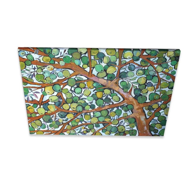 "Apple Tree" Oil Painting by Natalia Bessonova Large For Sale - Image 4 of 5