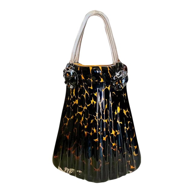 Mid 20th Century Manoriams Glass Purse For Sale