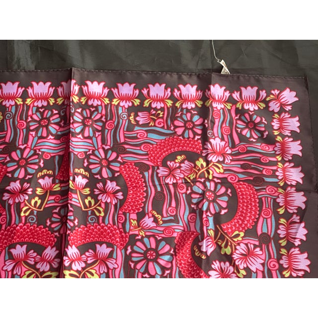 Vintage Scarf 1970s Textile Panel For Sale In New York - Image 6 of 9