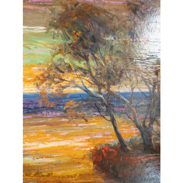 Mid-Century American Impressionist Landscape Painting of Mexico Coast by Walter Bailey For Sale - Image 12 of 15
