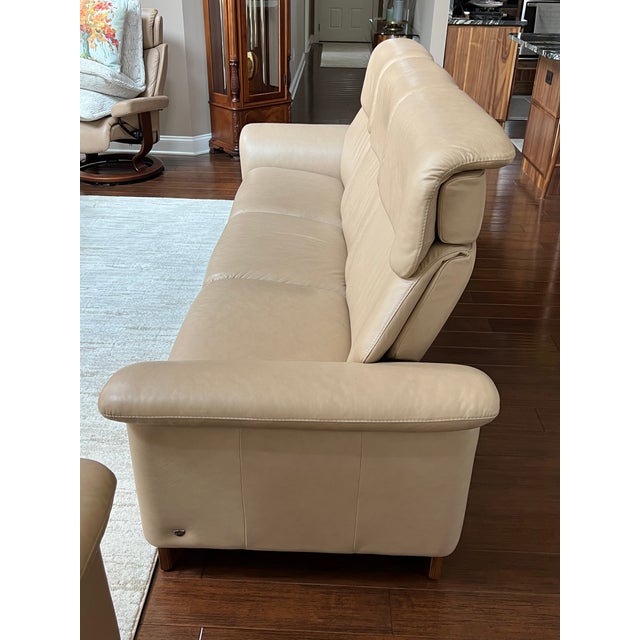 Ekornes Stressless Paradise High Back Sofa Chairish