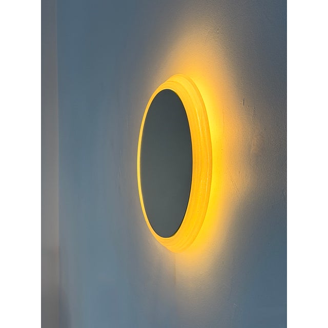 Mid-Century Backlit Wall Mirror from Hillebrand, Germany, 1960s For Sale - Image 4 of 13