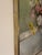 Canary Yellow Large 49" Mid-Century Modern Floral Still Life Oil Painting by Ilona Wellman For Sale - Image 8 of 12