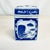 Mid-Century Hollywood Chinoiserie Boho Chic Blue & White Square Ginger Jar For Sale - Image 9 of 12