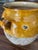 A 19th C French Terra Cotta Yellow Ochre and Green Glazed Confit Jar For Sale In San Francisco - Image 6 of 8