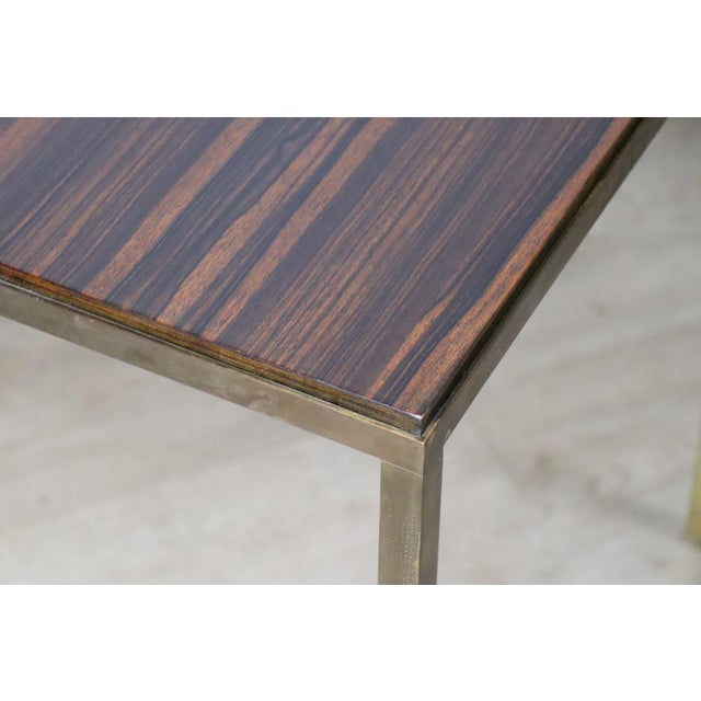 Vintage Rosewood and Bronze Side Table, 1960 For Sale - Image 18 of 18