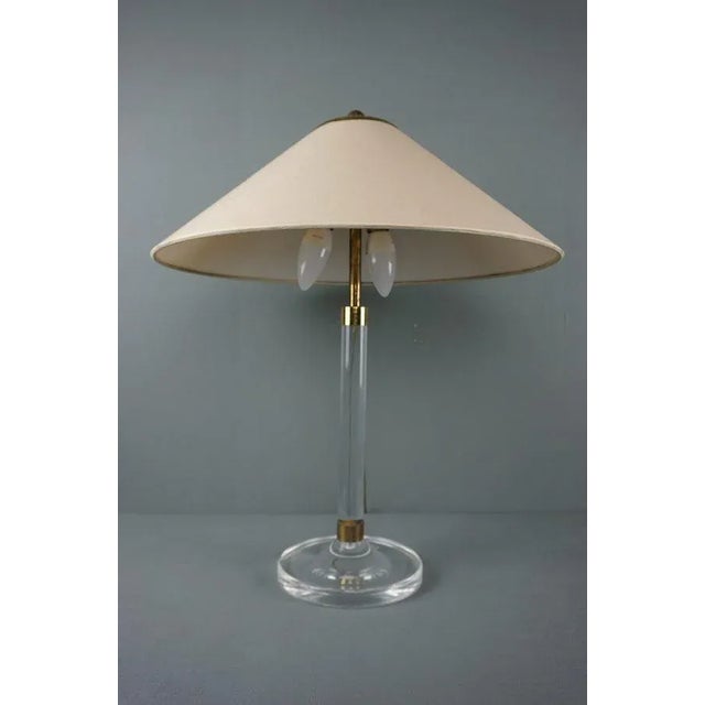 Acrylic Glass Table Lamp For Sale - Image 6 of 6