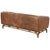 Brown Vincent Industrial Modern Sofa - Light Brown Leather For Sale - Image 8 of 8