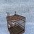 Rosewood Birdcage With Blue & White Porcelain Feeders – Decorative Asian Accent For Sale - Image 9 of 9