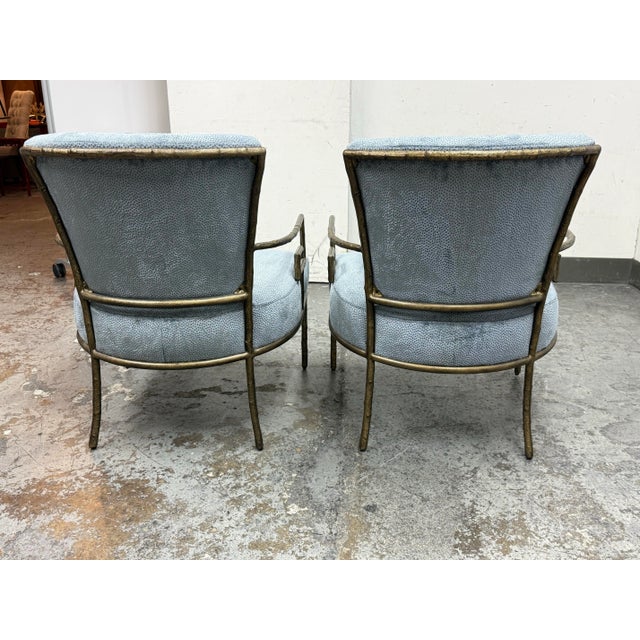 2010s Bernhardt Interiors Skylar Arm Chairs, Pair For Sale - Image 5 of 12