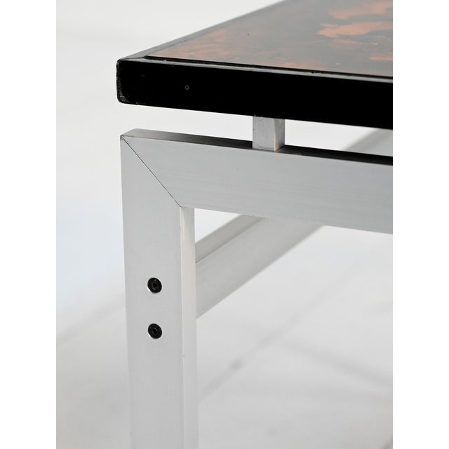 Black Etna Coffee Table from Jean René, 1970s For Sale - Image 8 of 12