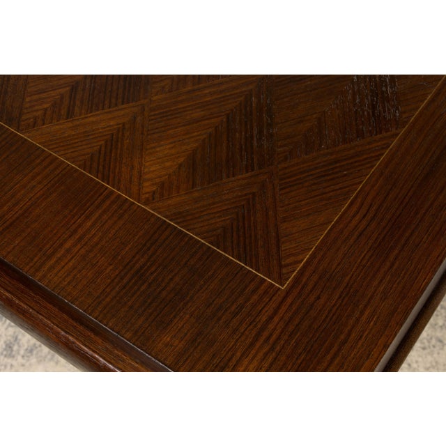 1930s French Parisian Art Deco Rosewood Dining Table For Sale - Image 9 of 18