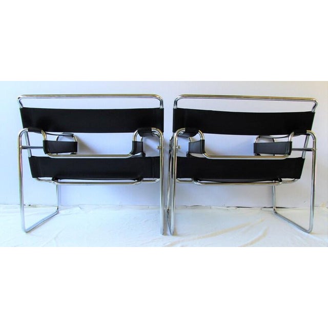 2000 - 2009 Vintage Wassily Style Chairs For Sale - Image 5 of 7