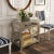 Transitional Miranda Mirrored Console Table, Gold, Silver For Sale - Image 3 of 9