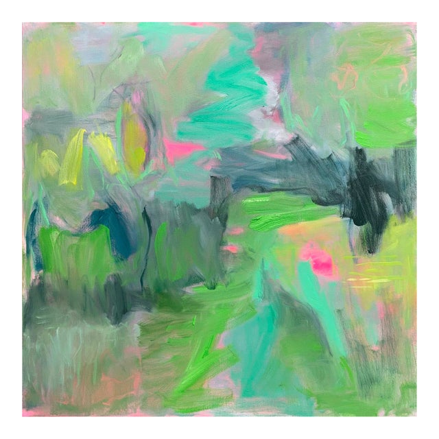 "Forest Floor" by Trixie Pitts Large Abstract Landscape Painting For Sale