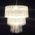 White 1960s Mid-Century Murano Glass Tronchi Pendant Chandelier by Venini For Sale - Image 8 of 10